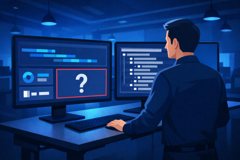 monday.com dashboard showing missing subitems in widgets with empty data and hierarchical task list on screen
