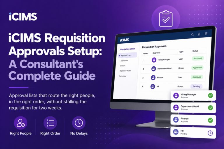 iCIMS requisition approvals setup